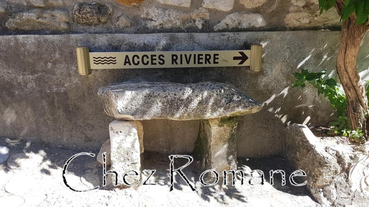 Bienvenue Chez Romane Aigueze Exterior foto